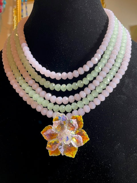 Pink and Green