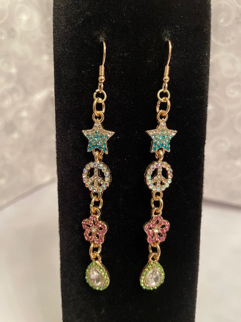 Star Dangle Earrings